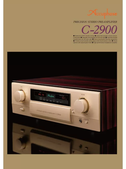 Accuphase C-2900 High-End sztereó előerősítő