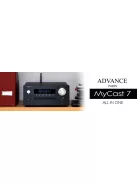 Advance Acoustic MyCast 7 hálózati lejátszó, erősítő, DAC és CD lejátszó