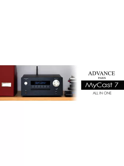 Advance Acoustic MyCast 7 hálózati lejátszó, erősítő, DAC és CD lejátszó