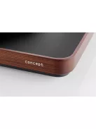 Clearaudio Concept lemezjátszó Concept MM hangszedővel és Concept hangkarral - dark wood