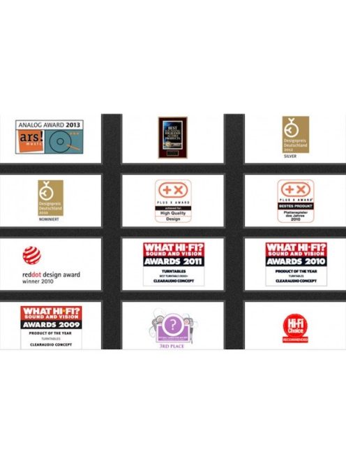 Clearaudio Concept lemezjátszó Concept MM hangszedővel és Concept hangkarral - ezüst