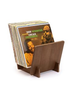   Dynavox ST40 207853 vinil lemez tartó konzol 40db lemez tárolására igényes fa kivitelben Közép barna