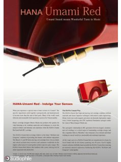   Hana Umami RED alacsony jelszintű High-End MC hangszedő - MicroLine