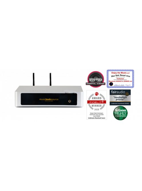 Lindemann Musicbook:SOURCE II DSD High-End Referencia hálózatos zene lejátszó