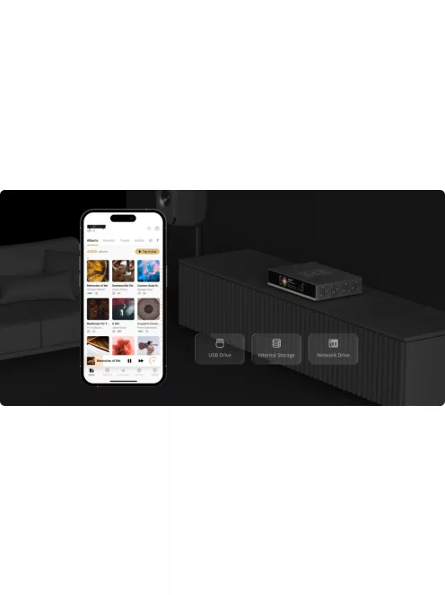 Matrix Audio MS-1C High-end hálózatos zenelejátszó streamer és DAC