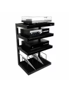 NorStone ESSE Hi-Fi VINYL állvány Fekete / fekete üveg
