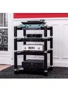 NorStone Spider Base fekete üveg hifi állvány