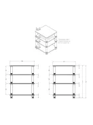 NorStone Stabbl Hi-Fi állvány