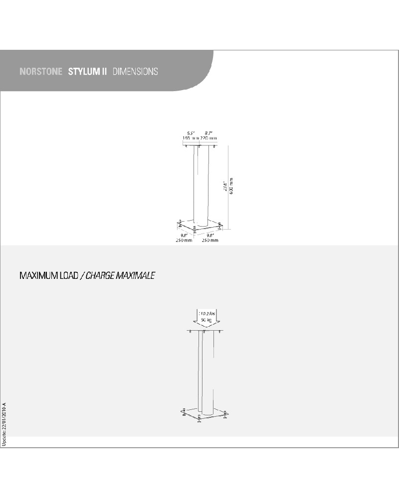 NorStone Stylum 2 hangfal állvány - Stream Audio Házimozi, Audiophile
