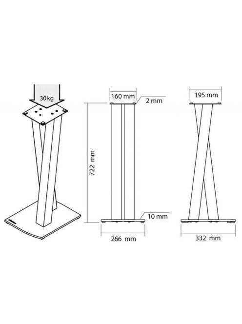 NorStone WALK STAND hangfal állvány