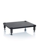 NorStone Como 1 audiofil készüléktartó állvány - fekete bőr