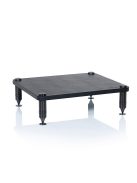 NorStone Como 2 audiofil készüléktartó állvány - fekete bőr