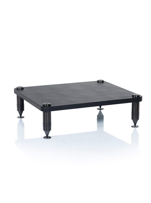 NorStone Como 2 audiofil készüléktartó állvány - fekete bőr