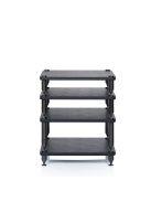 NorStone Como 2 audiofil készüléktartó állvány - fekete bőr