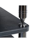 NorStone Como 2 audiofil készüléktartó állvány - fekete bőr