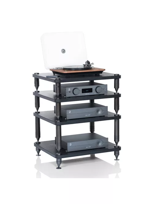 NorStone Como Base audiofil készüléktartó állvány - fekete bőr