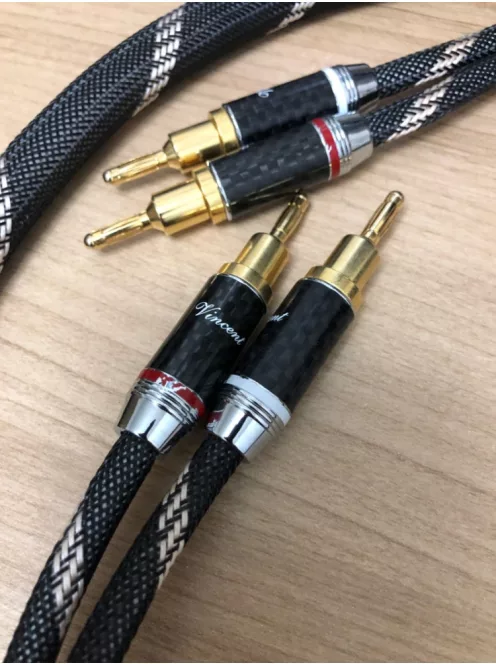 Vincent Audio Audiophile szerelt hangfal kábel 2x3 méter