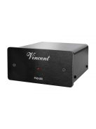 Vincent Audio PHO-200 MM/MC phono fokozat, lemezjátszó előerősítő RIAA korrektor  fekete