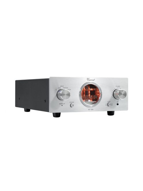 Vincent Audio SV-200 félvezetős hibrid integrált sztereó erősítő + DAC ezüst
