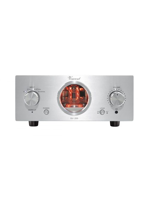 Vincent Audio SV-200 félvezetős hibrid integrált sztereó erősítő + DAC ezüst