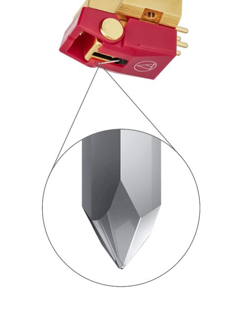 Audio-Technica AT-VM740xML/H MM hangszedő headshellbe szerelve