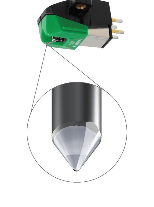 Audio-Technica AT-VM95E/H MM hangszedő headshellbe szerelve