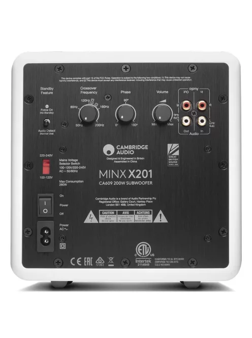Cambridge Audio MINX X201 aktív zárt mélysugárzó