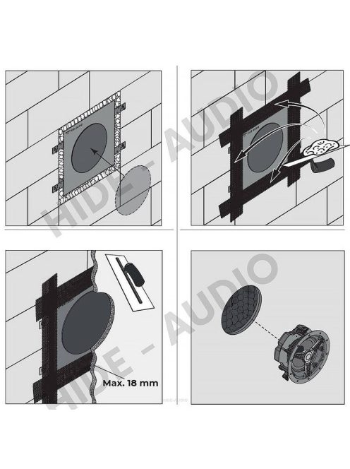 Dali BOX PHANTOM E-50 beépítő doboz