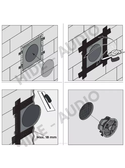 Dali BOX PHANTOM H-50 SHORT beépítő doboz hangszóróval szettben