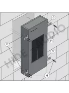 Dali BOX PHANTOM H-50 SHORT beépítő doboz