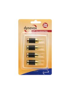 Dynavox carbonházas RCA dugó szett - 4db