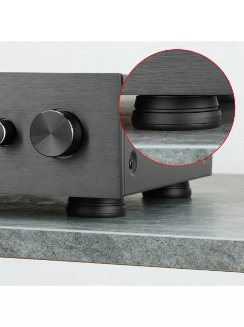 Dynavox SDS4 univerzális készülék / hangfal izolátor rezgés elnyelő talpak - fekete