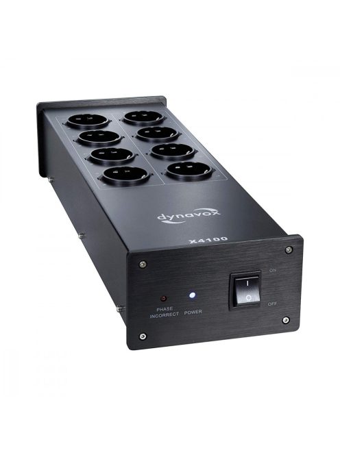 Dynavox X4100 hálózati tápszűrő és elosztó - fekete