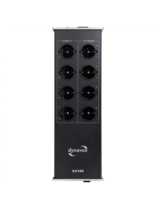 Dynavox X4100 hálózati tápszűrő és elosztó - fekete
