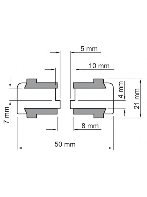Dynavox univerzális készülék / hangfal alátét (csavarozható) - Ezüst