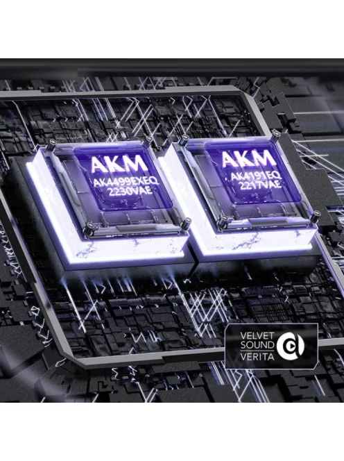 FiiO K9 AKM 4499EX AKM4191EQ asztali fejhallgató erősítő és DAC fekete