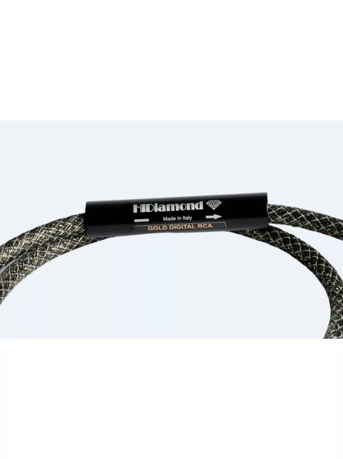HiDiamond TOP GOLD Highend UP-SCC4VRC tiszta réz és grafit digitális koax kábel
