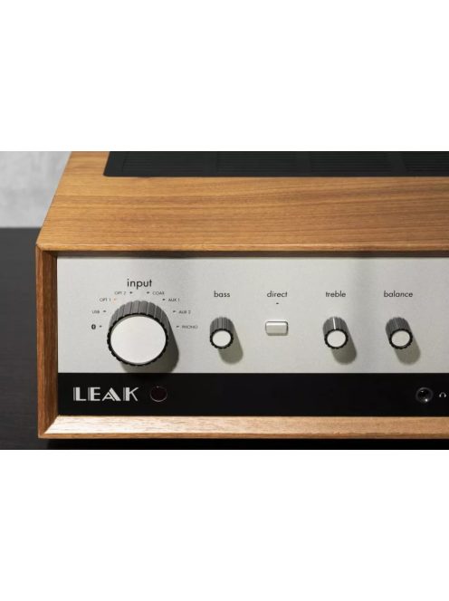 LEAK Stereo 130 sztereó erősítő diófa kerettel