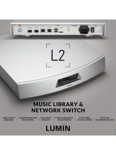 Lumin L2 zeneszerver és hálózati switch