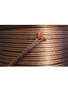 PureAV 2,5mm2-es finom szálas réz hangszóró kábel átlátszó