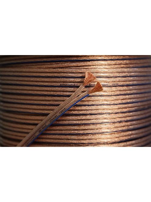 PureAV 2,5mm2-es finom szálas réz hangszóró kábel átlátszó