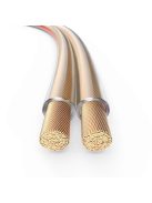 PureAV 2,5mm2-es finom szálas réz hangszóró kábel átlátszó