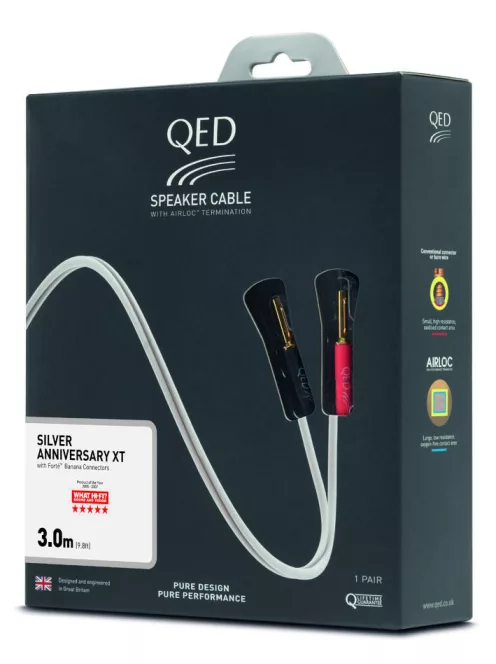 QED QE1434 REFERENCE SILVER ANNIVERSARY XT szerelt hangfal kábel - 2x5m