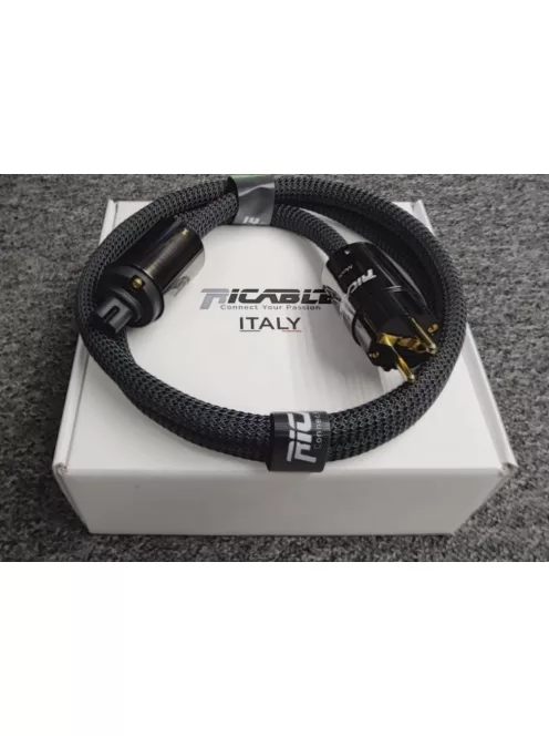 RiCable Magnus POWER MKII audiophile táp kábel - 1,5m C7 Borotva csatlakozóval