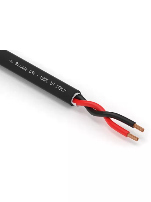 RiCable U40 audiophile csavart hangfal kábel 2x4mm2 vezető - méterre vásárolható
