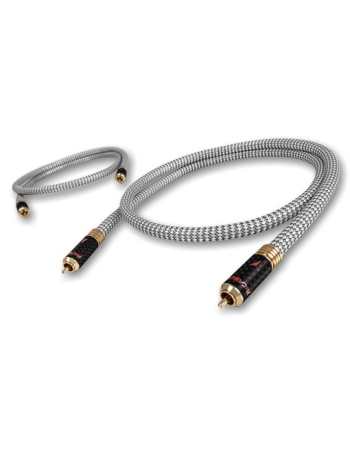 RiCable Invictus REFERENCE audiophile RCA-RCA kábel - 1m