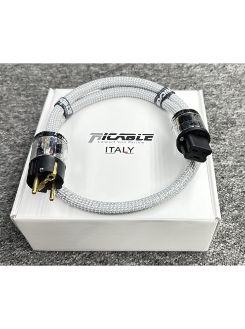 RiCable Primus audiophile táp kábel - 1m C19 20A táp csatlakozóval