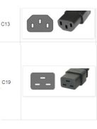 RiCable Primus audiophile táp kábel - 2m C19 20A táp csatlakozóval