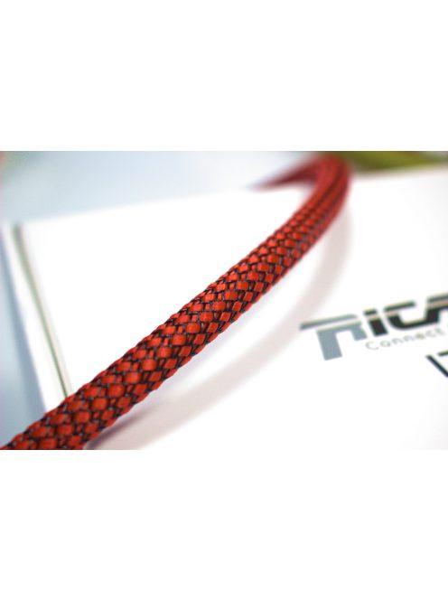 RiCable RB13 kábel harisnya 10-16mm-es kábelekre - vörös/fekete