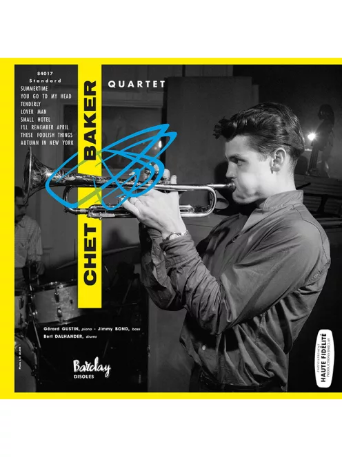 Chet Baker Quartet – Chet Baker in Paris, Vol 2 – Barclay – 1956 LP lemez